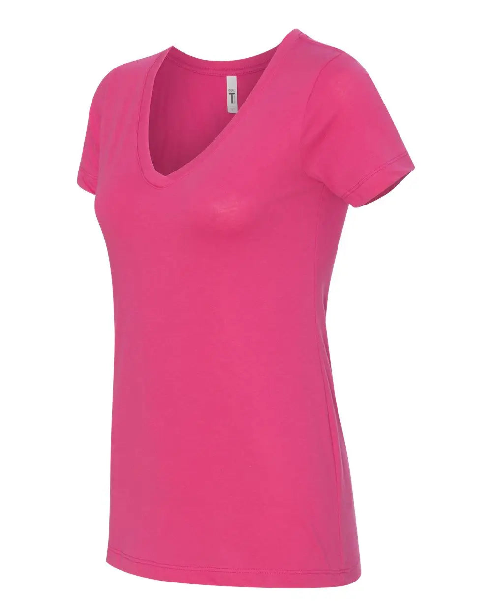 Next Level 1540 Women’s Ideal V-neck T-shirt - Raspberry - Hot Pink / Ladies Xs
