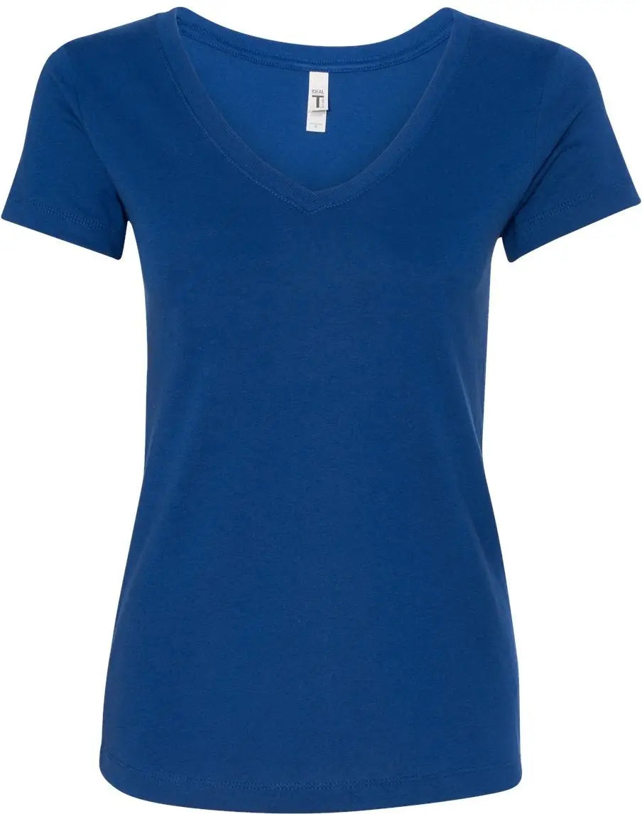 Next Level 1540 Women’s Ideal V-neck T-shirt - Royal - Ladies Xs