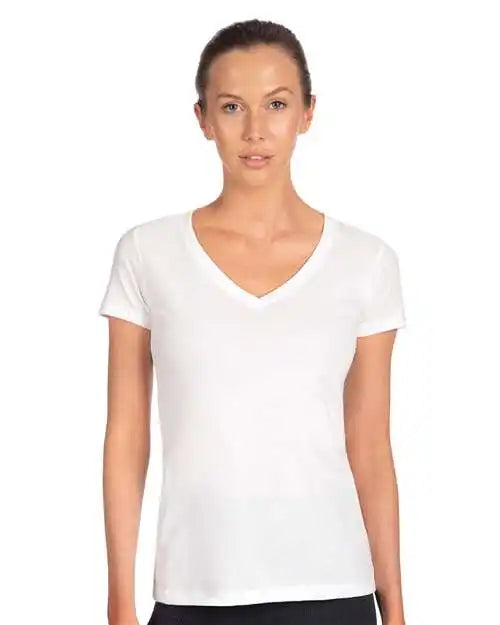 Next Level 1540 Women’s Ideal V-neck T-shirt - White