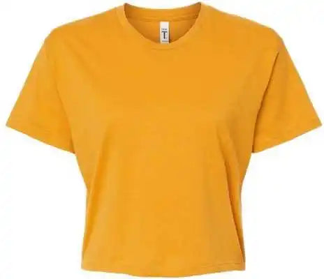 Next Level 1580 Women’s Ideal Crop Tee Antique Gold