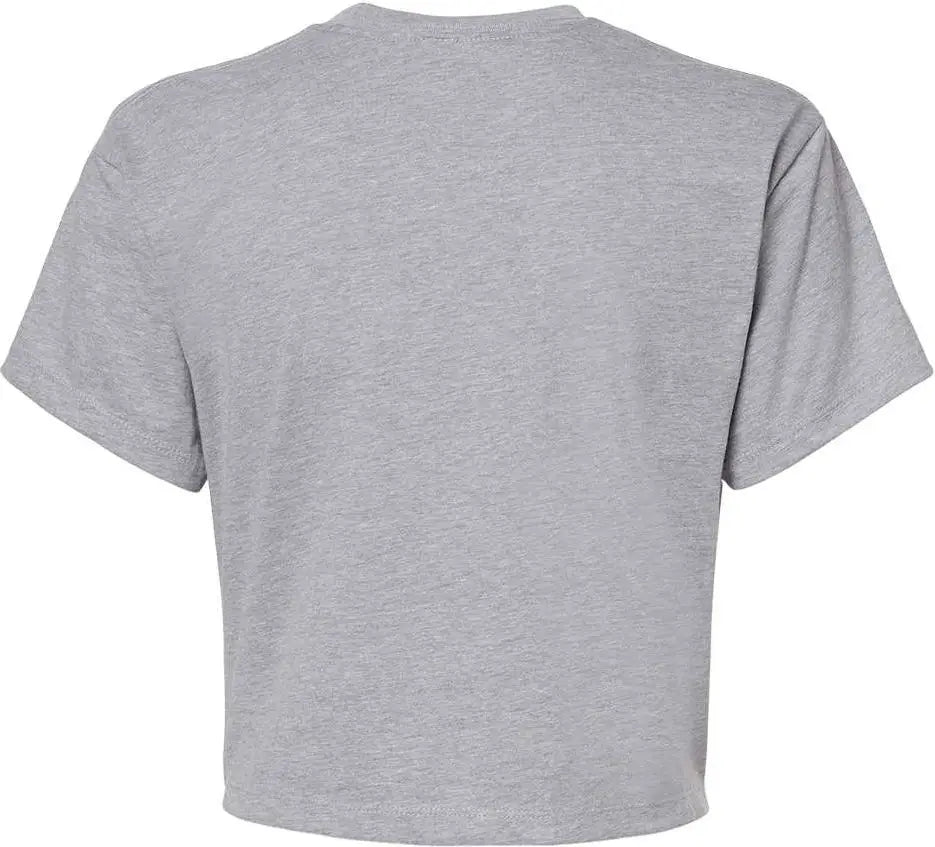 Next Level 1580 Women’s Ideal Crop Tee - Heather Gray