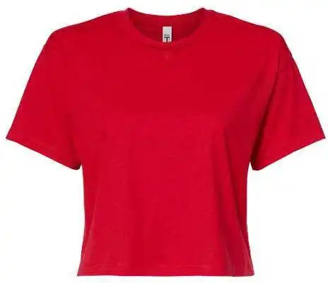 Next Level 1580 Women’s Ideal Crop Tee Red
