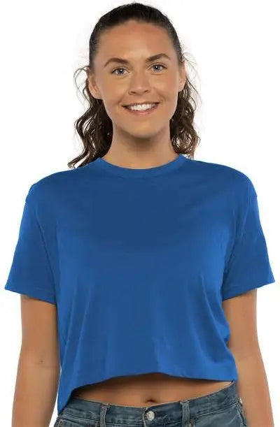 Next Level 1580 Women’s Ideal Crop Tee - Royal