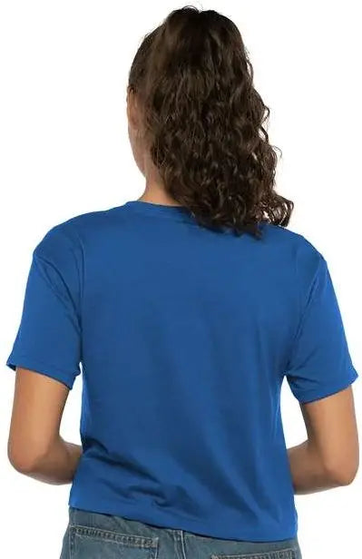 Next Level 1580 Women’s Ideal Crop Tee - Royal