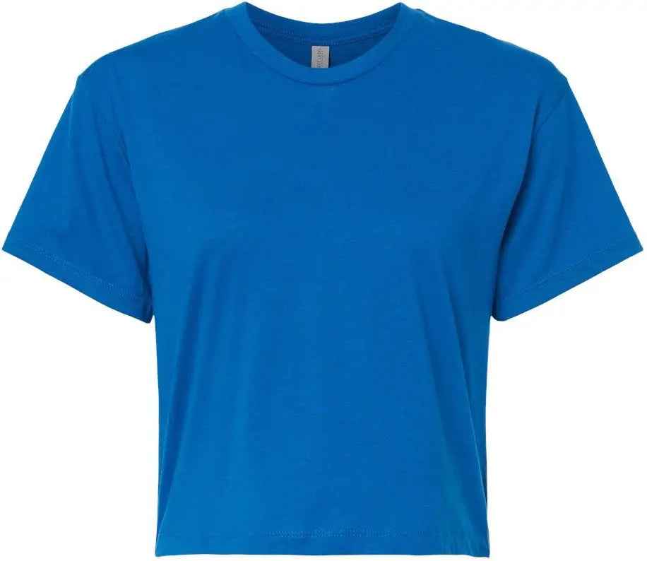 Next Level 1580 Women’s Ideal Crop Tee - Royal - Ladies Xs