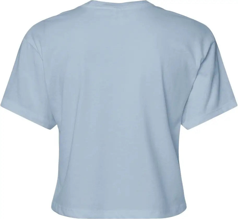 Next Level 1580 Women’s Ideal Crop Tee - Stonewash Denim