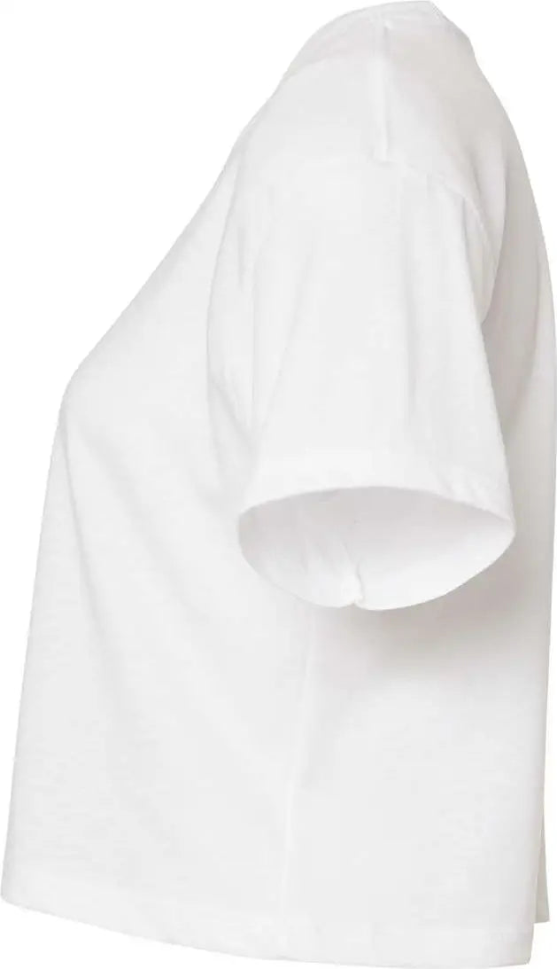 Next Level 1580 Women’s Ideal Crop Tee - White