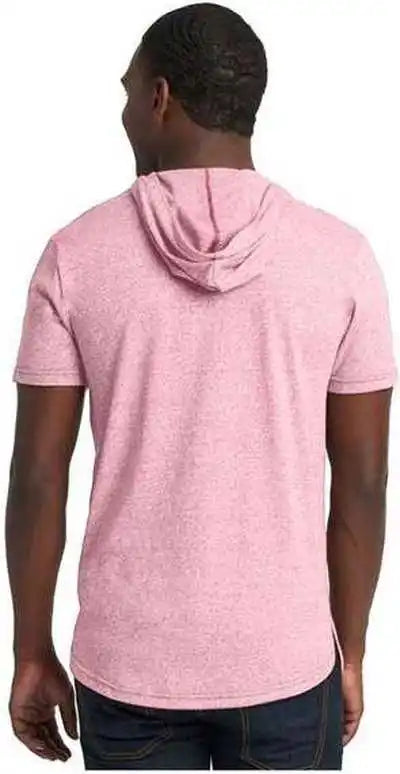 Next Level 2022 Unisex Mock Twist Hoodie T-shirt - Tech Pink