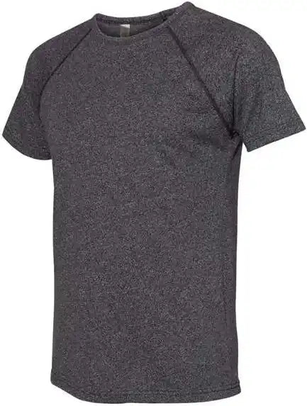 Next Level 2050 Mock Twist Raglan Short Sleeve Crew - Black