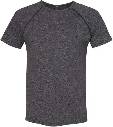 Next Level 2050 Mock Twist Raglan Short Sleeve Crew - Black