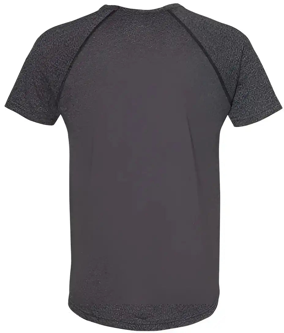 Next Level 2050 Mock Twist Raglan Short Sleeve Crew - Black