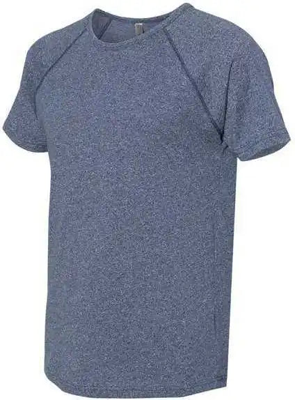 Next Level 2050 Mock Twist Raglan Short Sleeve Crew - Indigo