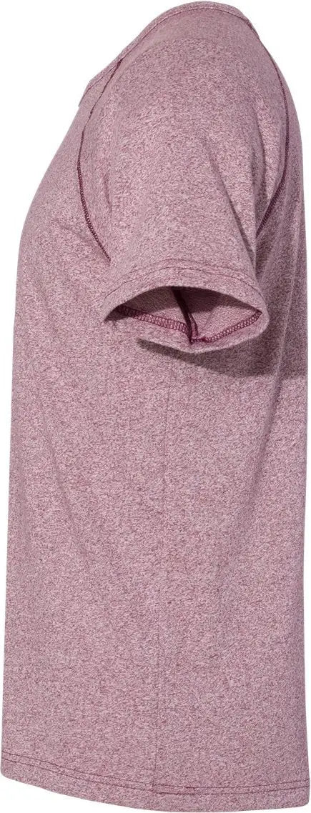 Next Level 2050 Mock Twist Raglan T-shirt - Tech Maroon