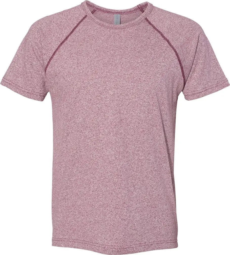 Next Level 2050 Mock Twist Raglan T-shirt - Tech Maroon