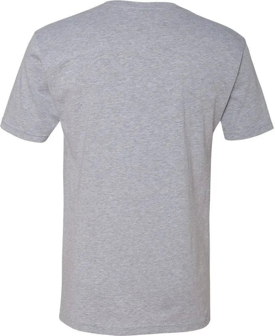 Next Level 3200 Cotton V-neck T-shirt - Heather Gray
