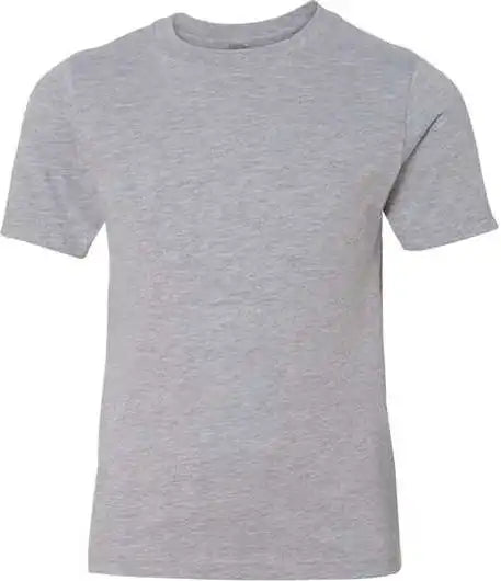 Next Level 3310 Youth Cotton Crew Heather Grey
