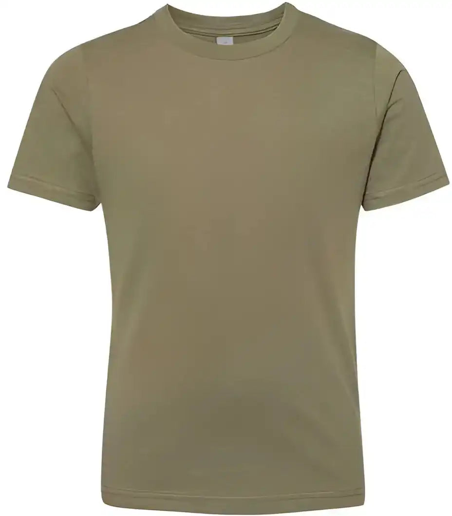 Next Level 3310 Youth Cotton Crew Military Green