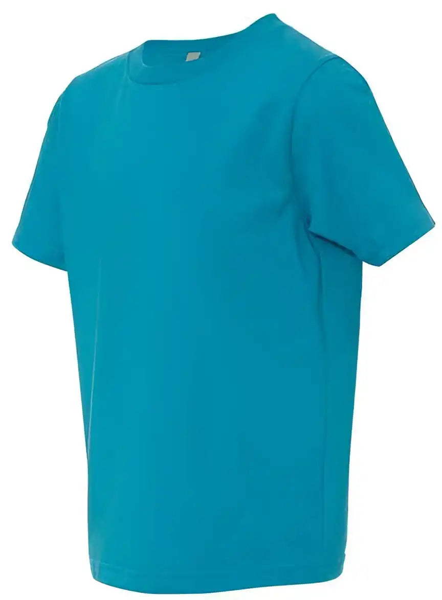 Next Level 3310 Youth Cotton Crew Turquoise