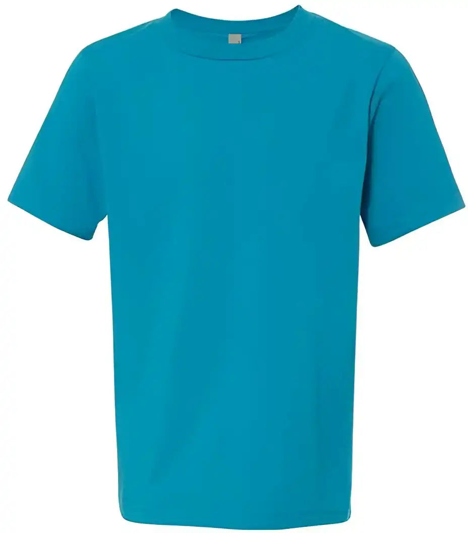 Next Level 3310 Youth Cotton Crew Turquoise