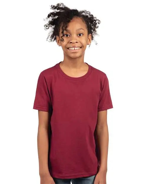 Next Level 3310 Youth Cotton T-shirt - Cardinal