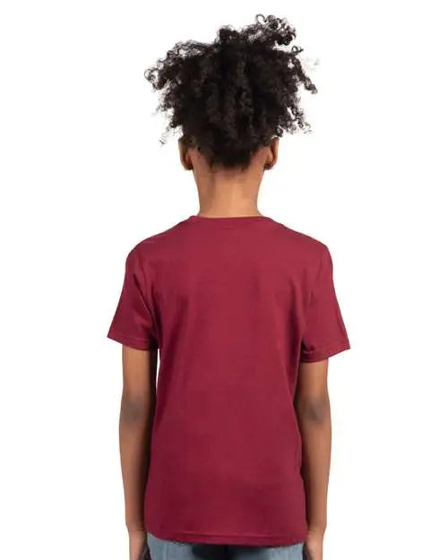 Next Level 3310 Youth Cotton T-shirt - Cardinal