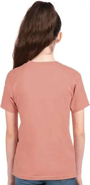 Next Level 3310 Youth Cotton T-shirt - Desert Pink