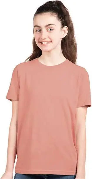 Next Level 3310 Youth Cotton T-shirt - Desert Pink