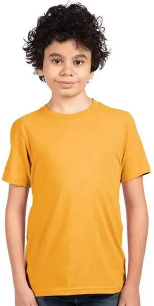Next Level 3310 Youth Cotton T-shirt - Gold