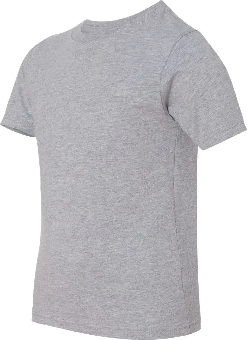 Next Level 3310 Youth Cotton T-shirt - Heather Gray - Xs
