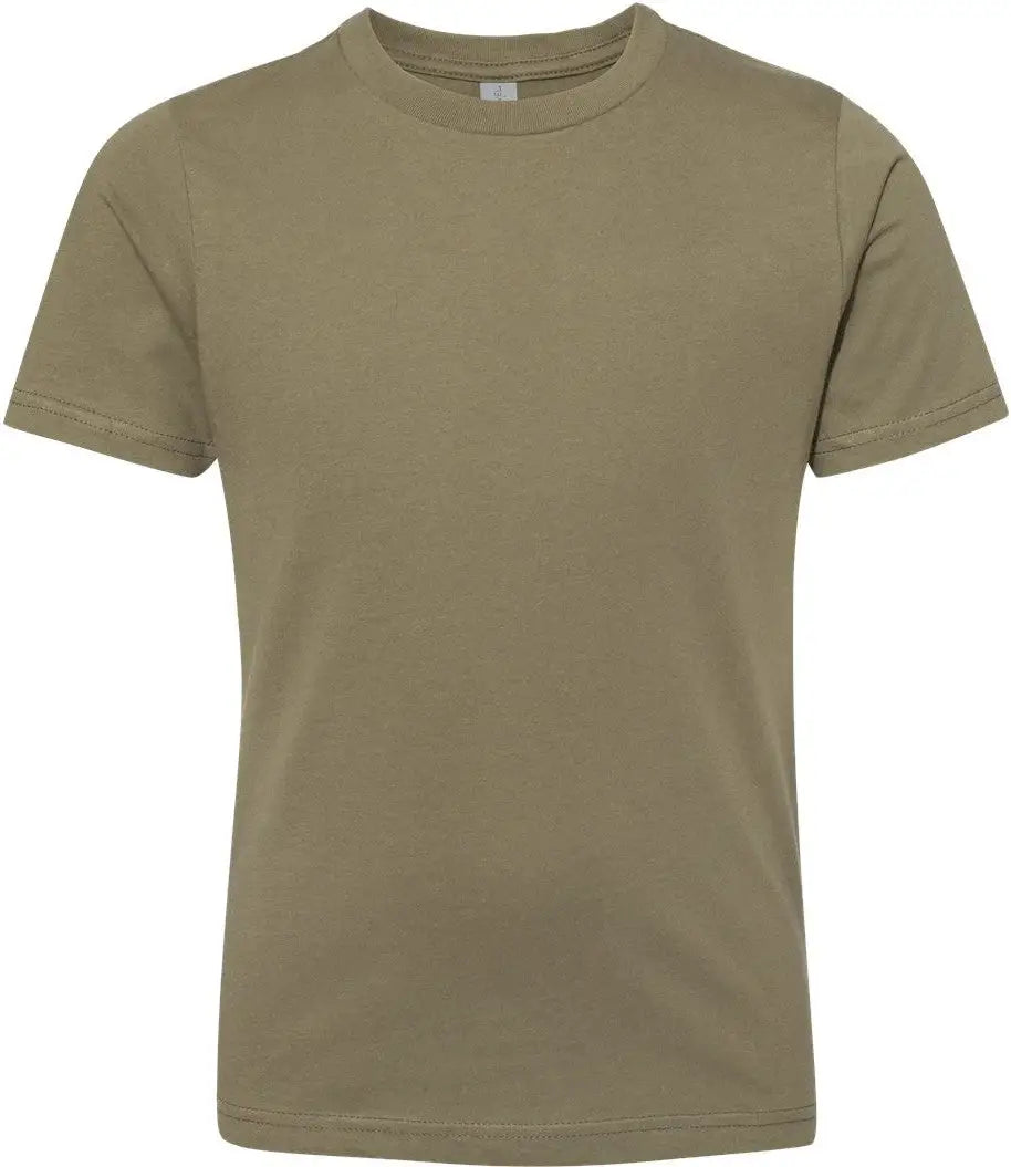 Next Level 3310 Youth Cotton T-shirt - Military Green