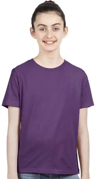 Next Level 3310 Youth Cotton T-shirt - Purple Rush