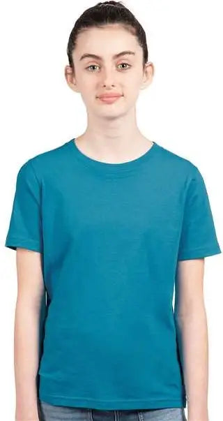 Next Level 3310 Youth Cotton T-shirt - Turquoise