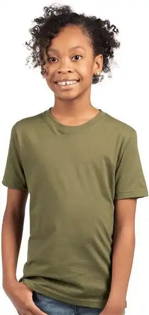 Next Level 3310b Youth Cotton T-shirt - 3310 - Military Green