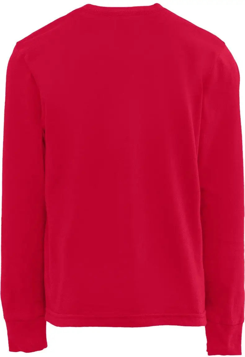 Next Level 3311 Youth Cotton Long Sleeve T-shirt - Red
