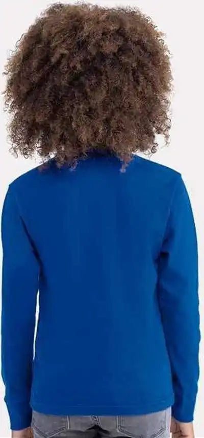 Next Level 3311 Youth Cotton Long Sleeve T-shirt - Royal