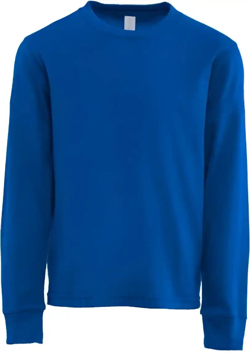 Next Level 3311 Youth Cotton Long Sleeve T-shirt - Royal