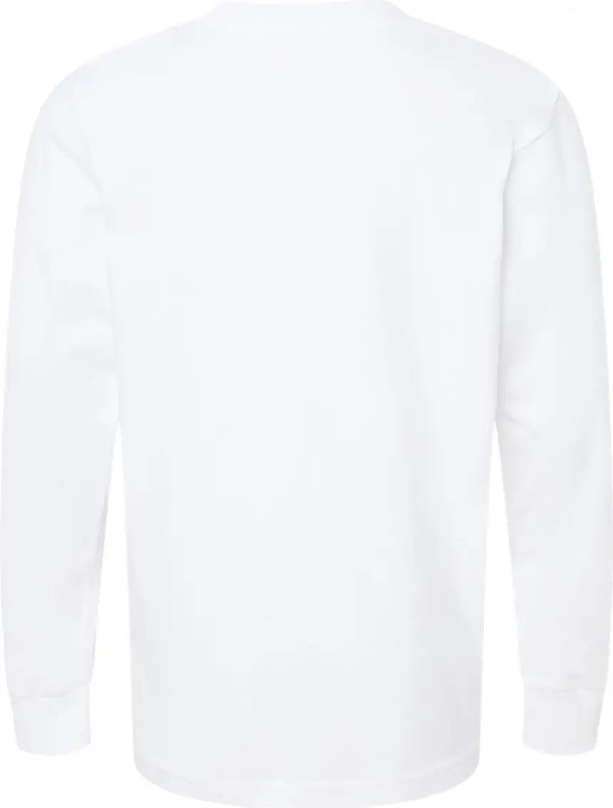Next Level 3311 Youth Cotton Long Sleeve T-shirt - White - Xs