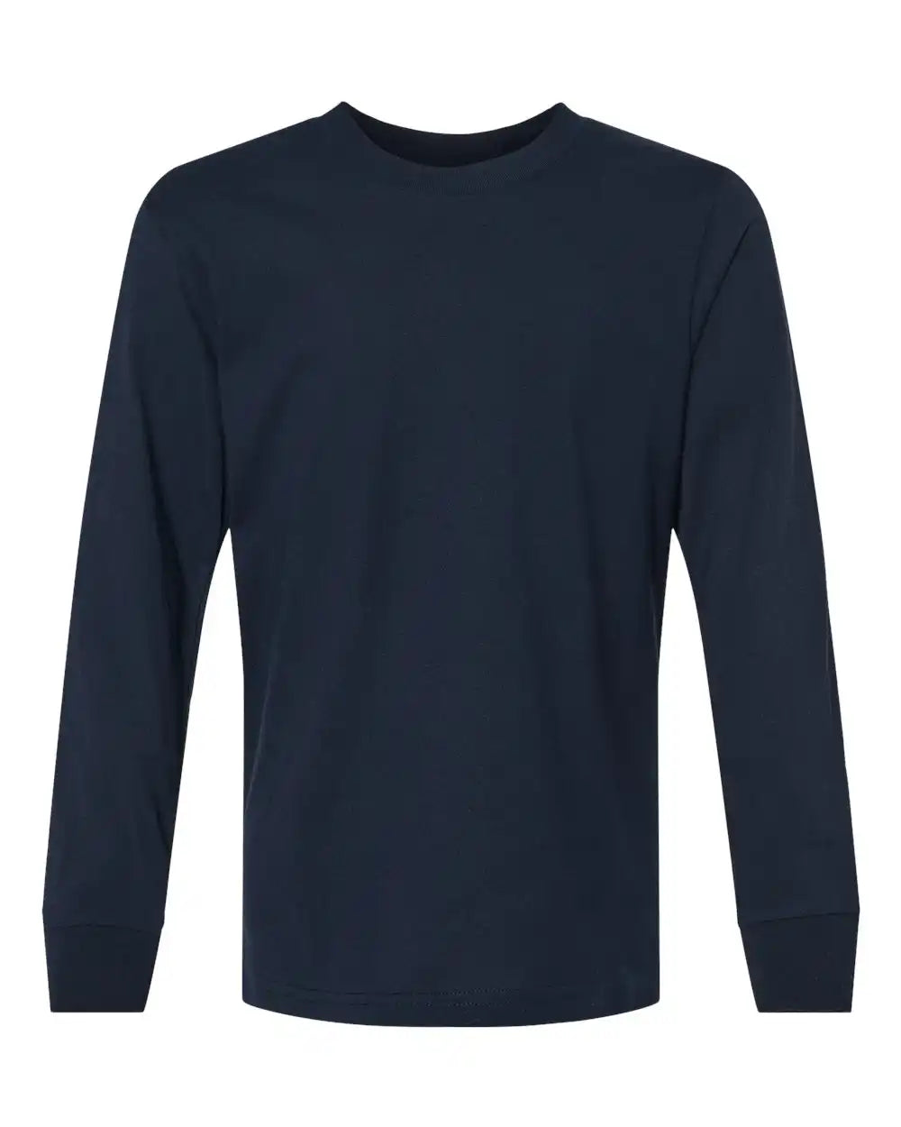 Next Level 3311n Youth Cotton Long Sleeve T-shirt - 3311 - Midnight Navy - Xs