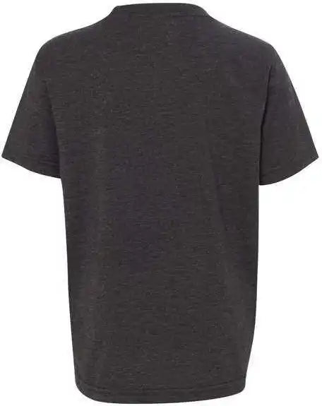 Next Level 3312 Youth Cvc Short Sleeve Crew - Charcoal