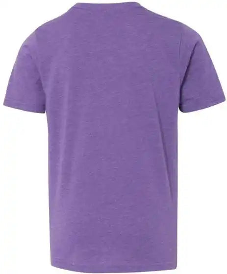 Next Level 3312 Youth Cvc Short Sleeve Crew Purple Rush
