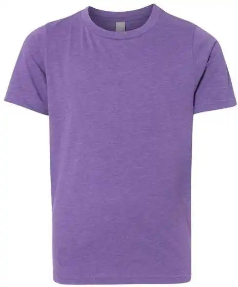 Next Level 3312 Youth Cvc Short Sleeve Crew Purple Rush