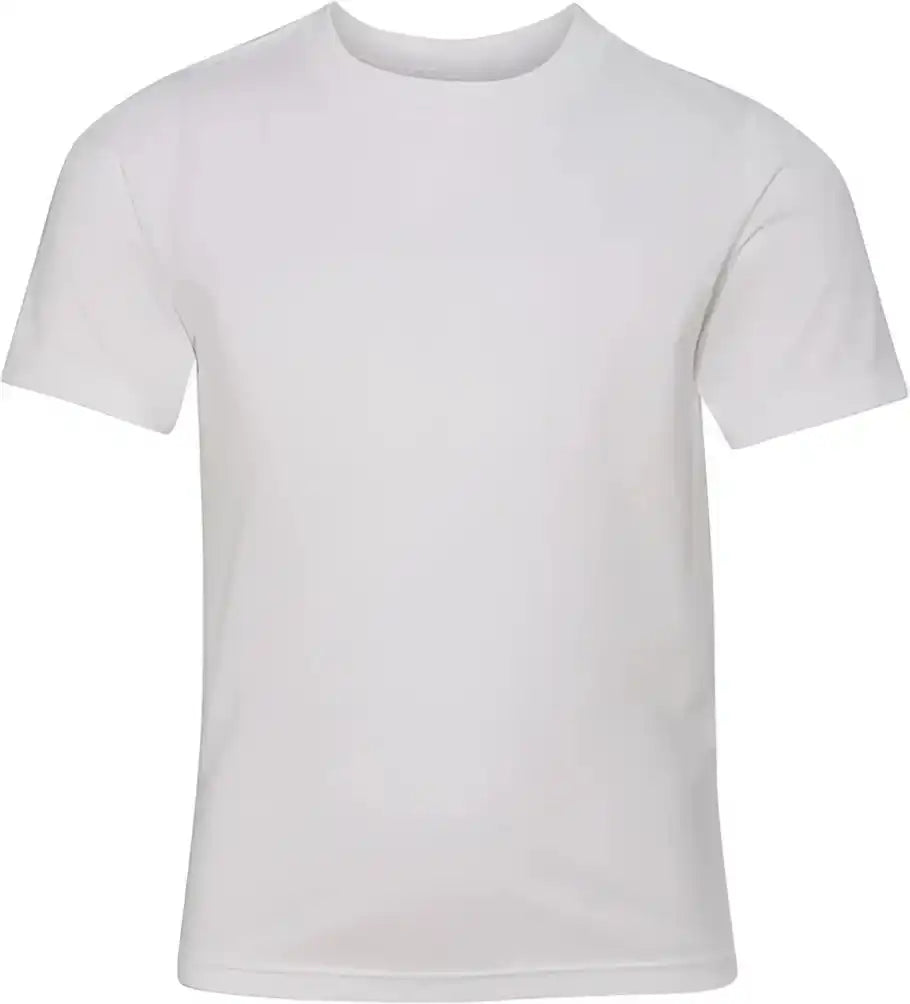 Next Level 3312 Youth Cvc Short Sleeve Crew White