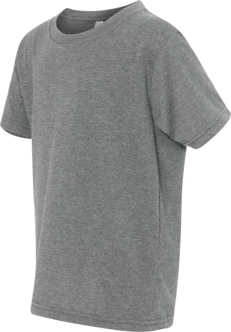 Next Level 3312 Youth Cvc T-shirt - Dark Heather Gray - Xs
