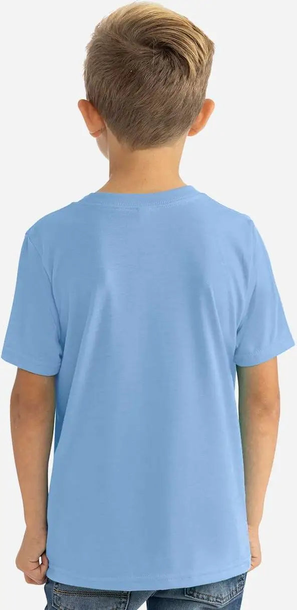 Next Level 3312 Youth Cvc T-shirt - Heather Columbia Blue