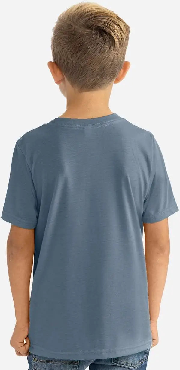 Next Level 3312 Youth Cvc T-shirt - Heather Slate Blue