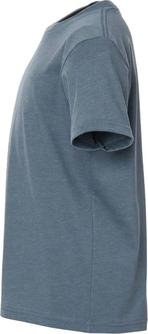 Next Level 3312 Youth Cvc T-shirt - Heather Slate Blue