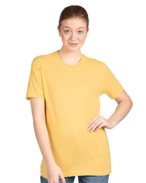 Next Level 3600 Cotton T-shirt - Banana Cream