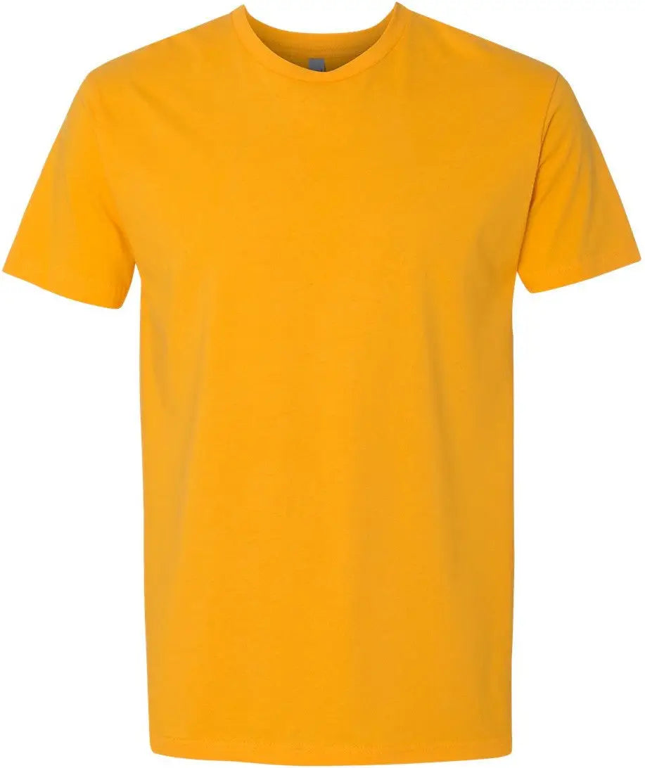 Next Level 3600 Cotton T-shirt - Gold - Adult Xs