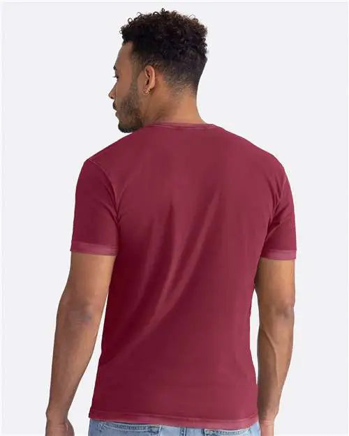 Next Level 3600sw Soft Wash T-shirt - Washed Cardinal