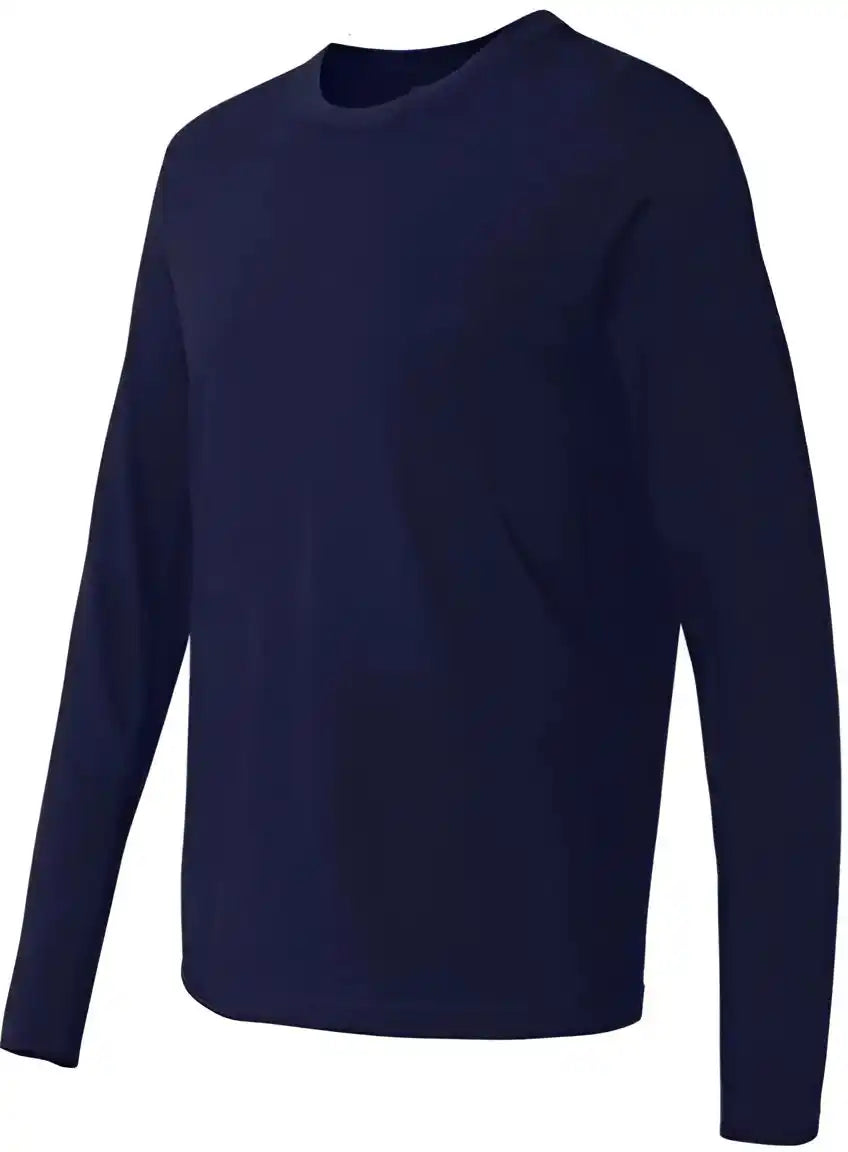 Next Level 3601 Cotton Long Sleeve Crew Midnight Navy